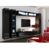 Cama uždara Spintelė VIGO '180' 180/40/30 juodas/juodas blizgus