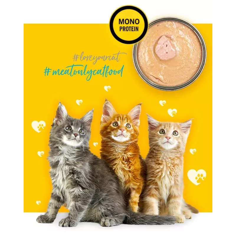 3COTY Chicken For kittens - šlapias ėdalas kačiukams - 80g