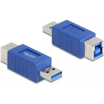 DeLOCK 67217 USB lyties keitiklis USB Type-A į USB Type-B mėlynas