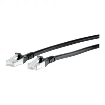 BTR 130845B500-E jungiamasis laidas Cat.6a AWG26 2RJ45 25m juodas 10GB_T SFTP LS0H (130845B500-E)