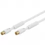 Koaksialinis kabelis Wentronic 27718 baltas