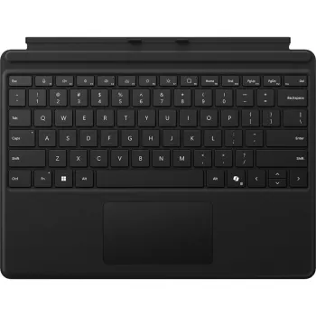 Klaviatūros dangtelis Microsoft Surface Pro EP2-00428 Juoda – nuimamas klaviatūros dangtelis su foniniu apšvietimu ir magnetiniu tvirtinimu
