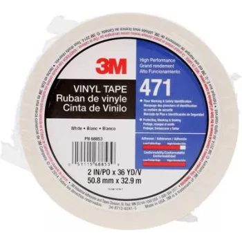 3M 471IW-W50-D Balta lipni juosta 50 mm