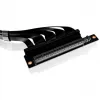 Thermaltake PCI-E 4.0 dvigubo 90° kampo riser kabelis, 40 cm, juodos spalvos