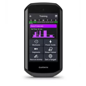 Dviračio GPS kompiuteris GARMIN Edge 1050, 3,5 colio ekranas, juodas