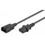 Microconnect PE040620 maitinimo laidas juodas 2 m C13 kištukas C14 lizdas