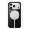 Nomad Rugged Leather Case Apple iPhone 17 Pro, oda/TPU/PC/aliuminis, tinka 16 cm (6,3 col.) ekranams, juoda