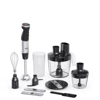Panardintuvinis blenderis Tefal Quickchef+ HB67G830 1000 W 0,8 L juodas, nerūdijantis plienas