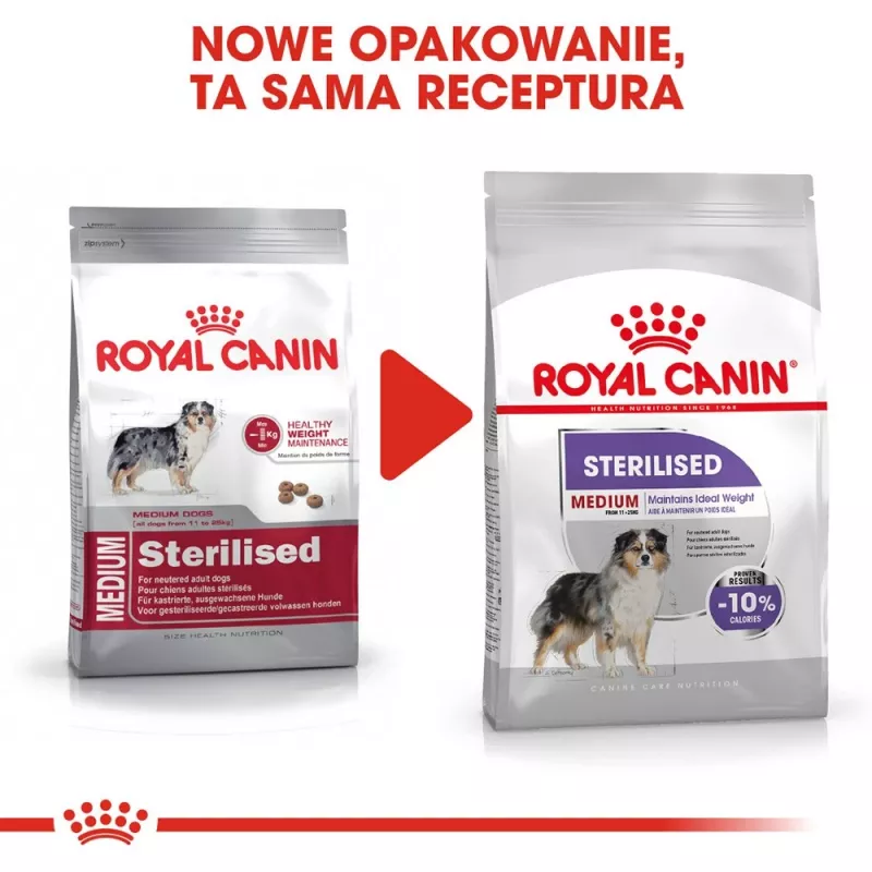 ROYAL CANIN Medium Sterilised sausas šunų ėdalas - 3 kg