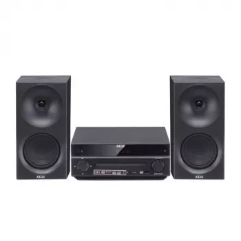 Garso sistema AKAI AM-301 BK muzikos centras – kompaktiškas namų garso įrenginys