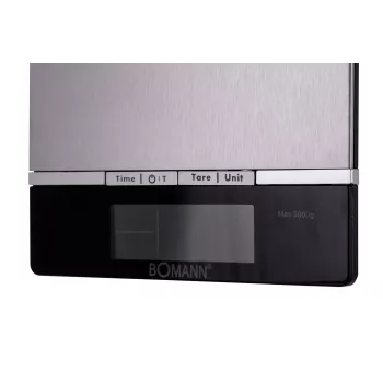 Bomann KW 1421 CB - LCD - Juodas - Nerūdijantis plienas - 160 x 230 x 18 mm - 18 mm - AAA - Nerūdijantis plienas (614211)