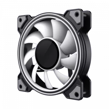 Gamemax DUAL RING INFINITY 120 mm korpuso ventiliatorius juodas