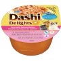 Šlapias kačių ėdalas INABA Dashi Delights Tuna su lašiša, 70 g