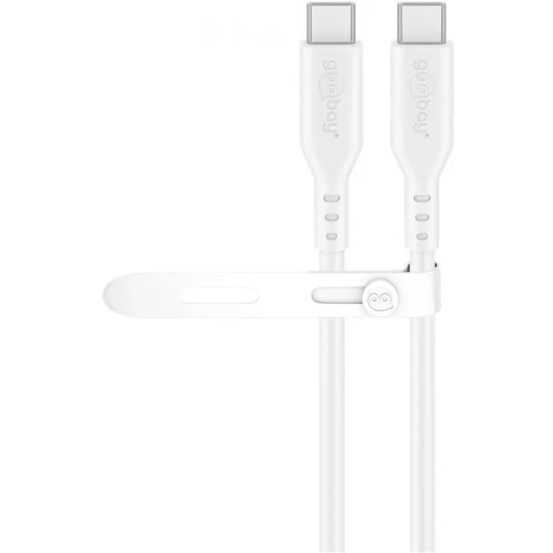 Goobay 77743 USB laidas baltas