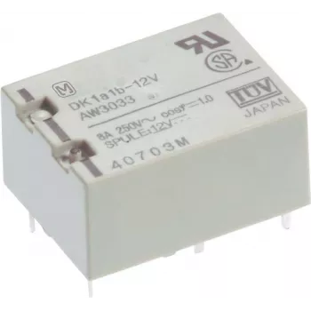 Panasonic PCB Relė 5 V/DC 10 A 1 Normaliai Atviras Kontaktas DK1A-5V-F 1 vnt.