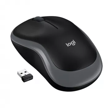 Logitech M185 Belaidė optinė pelė ambidekstrinė pilka 910-002238