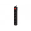 Lanberg PS1-05E-0300-BK 5 lizdų ilgintuvas (3 m), juodas, su jungikliu