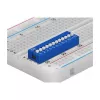 DIP jungiklis PCB DELOCK 66388, mėlynas plastikas, 10 vnt., 31,9×9,9×5,5 mm