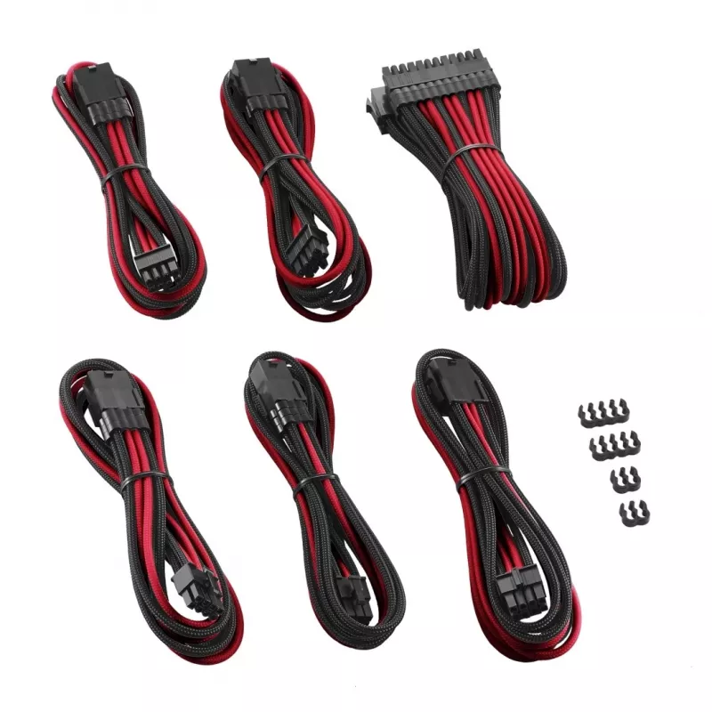 Vidinis maitinimo kabelių rinkinys CableMod CM-PCAB-BKIT-NKKR-3PK-R 170mm x 50mm x 250mm