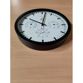 NeXtime klok 2635zw Oranžinė stotis, Ø34 cm, sieninis, juodas
