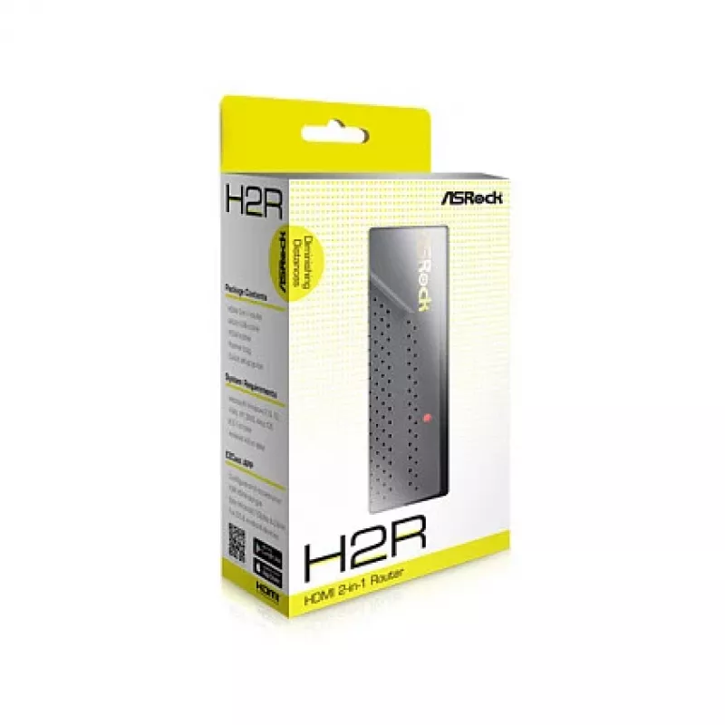 ASRock H2R HDMI 2-in-1 maršrutizatorius / dongle, kelioninis prieigos taškas