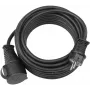 Brennenstuhl H07RN-F 3G1,5 - Ilginimo laidas (230 VAC) - CEE 7/7 (SCHUKO) (M) - CEE 7/7 (SCHUKO) (W) - 10,0 m - Juodas (1167810)