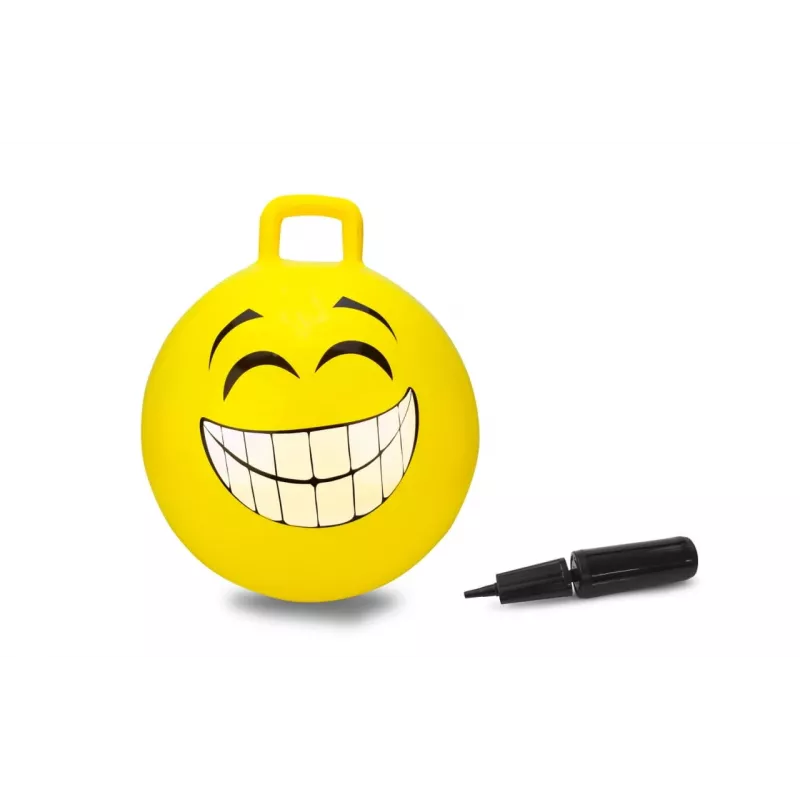 Šokinėjimo kamuolys Jamara Hop Ball Smile, geltonas, nuo 1 metų