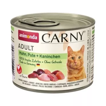 ANIMONDA Carny Adult Chicken, turkey, rabbit - šlapias kačių ėdalas - 200g