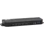 Eaton Tripp Lite serijos HDMI USB KVM jungiklis 4 prievadai 4K 60Hz HDR HDCP 2.2 IR USB bendrinimas - KVM / garsas / USB jungiklis - 4 x KVM / garsas / USB - 1 vietinis vartotojas - stalinis (B005-HUA4)