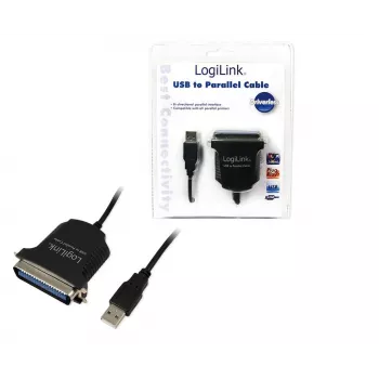LogiLink AU0003C USB 2.0 A adapteris lyčių keitiklis IEEE1248 juodas