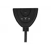 LogiLink HD0040 HDMI komutatorius/šakotuvas, 3 jungčių, dvipusis 1x3/3x1, 4K/30Hz, CEC, pastatomas ant stalo
