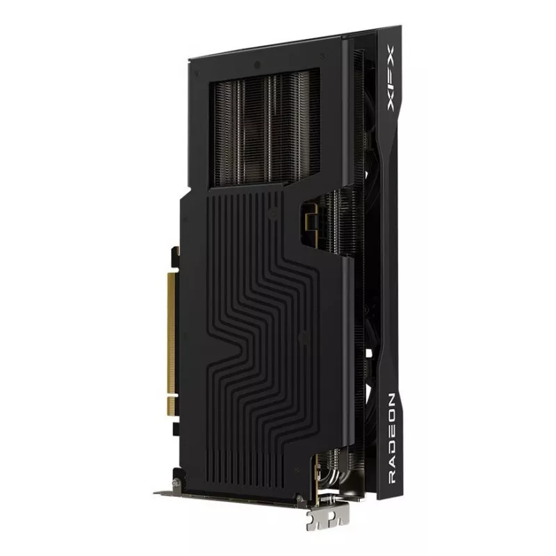 Vaizdo plokštė XFX Radeon RX 9060 XT — 8 GB GDDR6, 128 bitų, PCIe 5.0, 2x DP + HDMI, 2 ventiliatoriai
