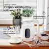 Elektrinis virdulys Adler AD 1305WG – 1.7 L, 2200 W, stiklas/plastikas, baltas/auksinis/permatomas