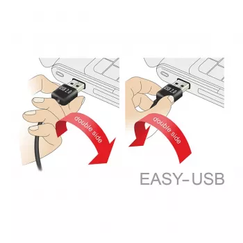 USB kabelis DeLOCK 0.5m USB2.0-A USB2.0 Mini-B