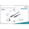 HDMI AOC hibridinis šviesolaidinis kabelis Digitus AK-330125-100-S