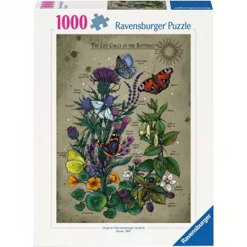 Dėlionė Ravensburger Circle of Life Butterfly 1000 dalių
