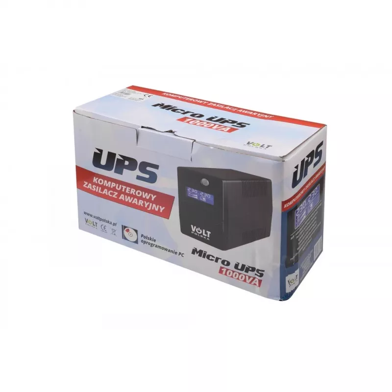 Nepertraukiamo maitinimo šaltinis VOLT POLSKA MICRO 1000VA 600W 1x9Ah