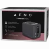 Elektrinis skrudintuvas AENO ATS0001G — 2 lizdai, 220–240V 50–60Hz, 920–1080W, 3 režimai, 7 skrudinimo lygiai, Pilka