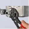 Knipex 86 01 180 replės, lygiais nasrais, nasrų storis 1,2 cm