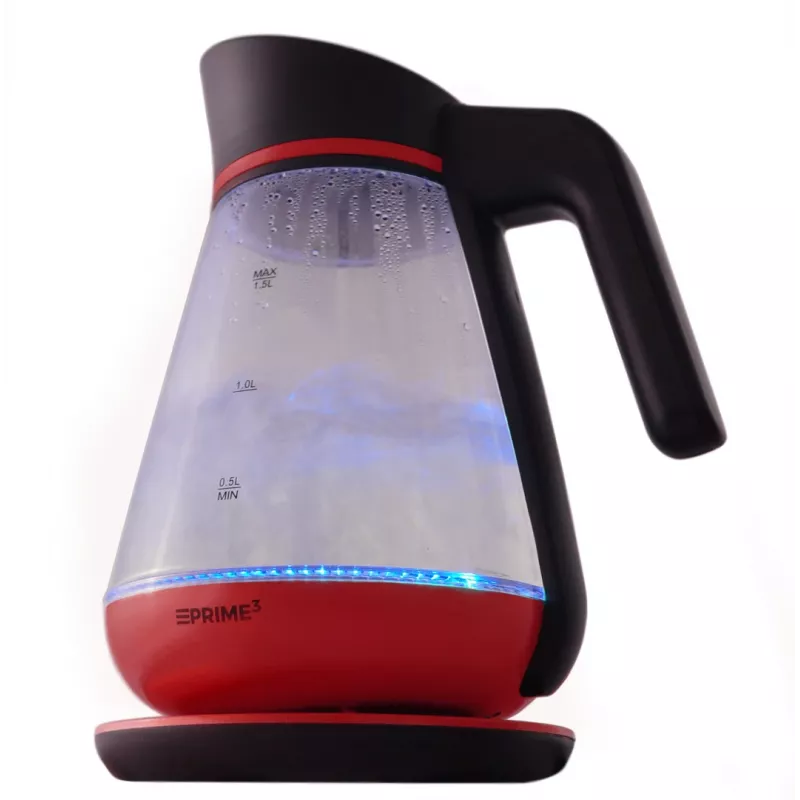 Elektrinis virdulys PRIME3 SEK51RD 1,5 L 2200 W Raudonas Skaidrus