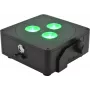Baterijomis maitinamas plokščias RGB šviestuvas EUROLITE AKKU IP 3 sw 41700020