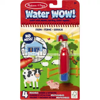 Spinmaster Water Wow Farm GML – daugkartinis vandeniu aktyvuojamas piešimo bloknotas su ūkio tema