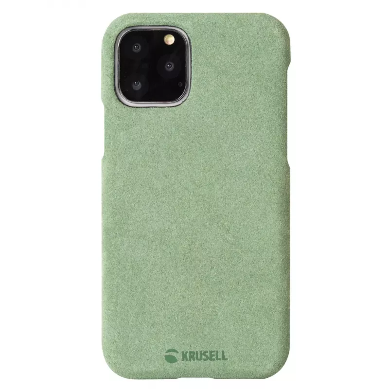 Krusell Broby 61770 zomšinis dėklas telefonui Apple iPhone 11 Pro Max, 16,5 cm (6,5 colio), alyvuogių