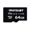 MicroSDXC atminties kortelė PATRIOT VX Series 64 GB UHS-I U3 V30 Class 10 90/80 MB/s atspari vandeniui su rašymo apsauga