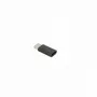 Sbox Micro USB 2.0 lizdas – Type C kištukas, juodas, AD.USB-C B