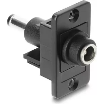 Skydinis nuolatinės srovės lizdo adapteris DELOCK 5,5x2,1 mm į 5,5x2,5 mm, 91119