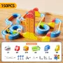 Extralink Toys magnetinis takelio rinkinys su magnetiniu traukiniu magnetine levitacija (150 vnt.)