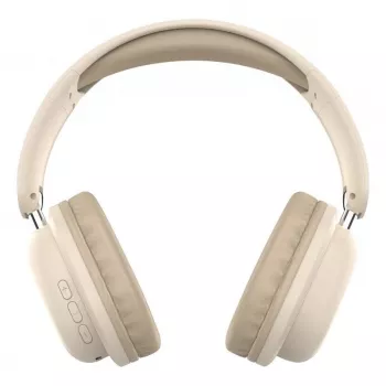 Belaidės ausinės per ausį DEFENDER EEMOTION B640 BEIGE — binaurinės, uždaros akustinės, USB-C, AUX, 20–20000 Hz, 105 dB