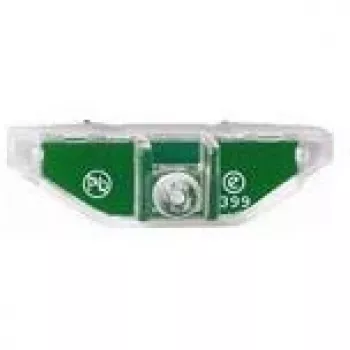 Orientacinis žibintas Merten MEG3901-0006, LED, žalias korpusas, raudona šviesa, AC 100–230 V