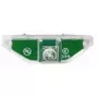 Orientacinis žibintas Merten MEG3901-0006, LED, žalias korpusas, raudona šviesa, AC 100–230 V